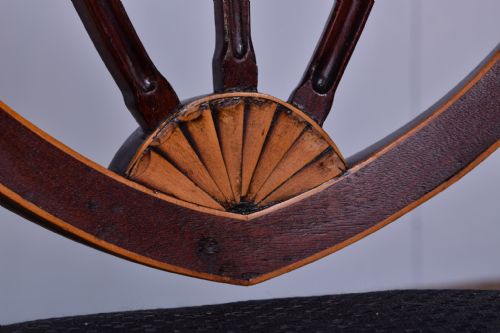 GEORGE III CARVED SHIELDBACK ARMCHAIR - ADDITIONAL PHOTO 5