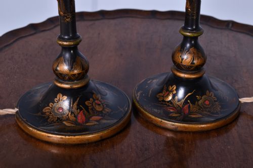 PAIR OF CHINOISERIE TABLE LAMPS - ADDITIONAL PHOTO 6