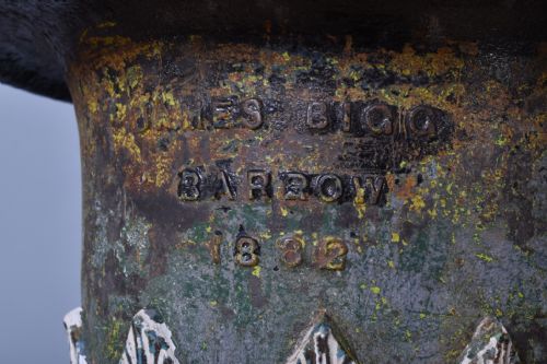BRIGGS CAST IRON URN - ADDITIONAL PHOTO 2