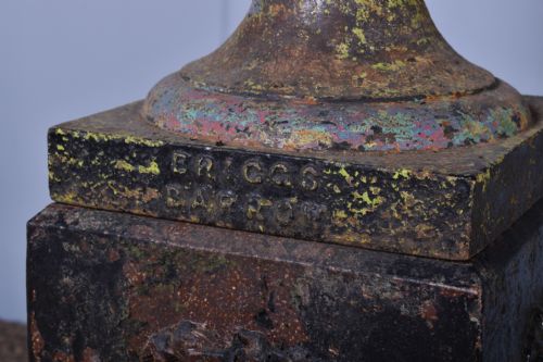 BRIGGS CAST IRON URN - ADDITIONAL PHOTO 3