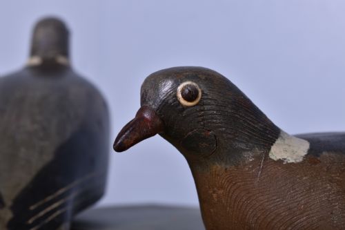 PAIR OF PIGEON DECOYS - ADDITIONAL PHOTO 2