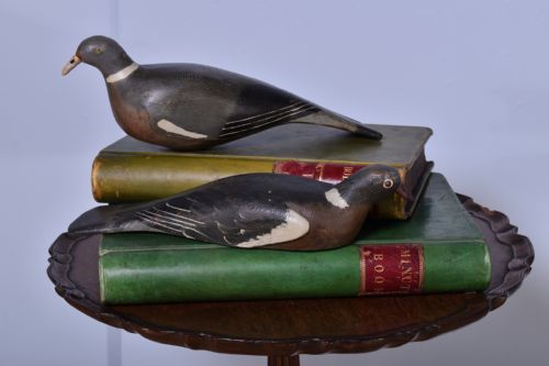 PAIR OF PIGEON DECOYS - ADDITIONAL PHOTO 6