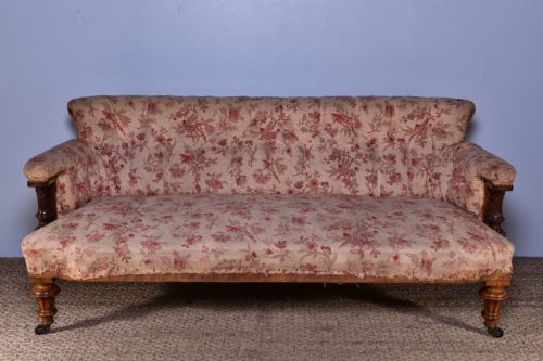 j t scott rosewood settee - CATEGORY: ANTIQUE SOFAS - DATED 19TH CENTURY