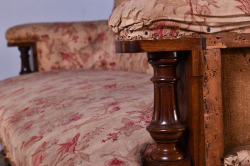 J T SCOTT ROSEWOOD SETTEE - ADDITIONAL PHOTO 7