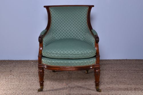 GEORGE IV BERGRE ARMCHAIR - ADDITIONAL PHOTO 1