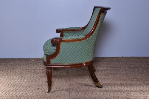 GEORGE IV BERGRE ARMCHAIR - ADDITIONAL PHOTO 3