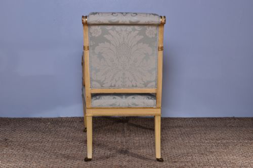 REGENCY PAINTED ARMCHAIR - ADDITIONAL PHOTO 4