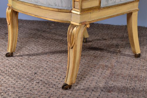 REGENCY PAINTED ARMCHAIR - ADDITIONAL PHOTO 7