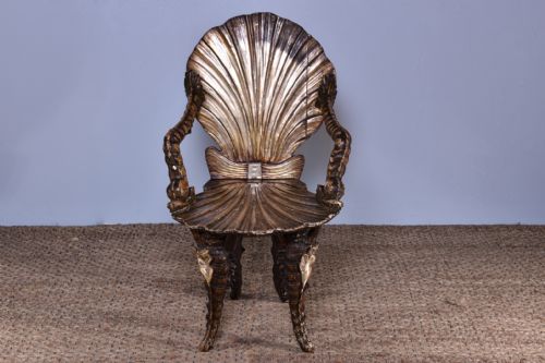 venetian grotto armchair - CATEGORY: ANTIQUE CHAIRS - DATED 19TH CENTURY