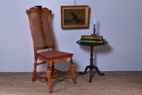 QUEEN ANNE JAPANNED SIDE CHAIR - ADDITIONAL PHOTO 2