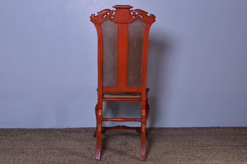 QUEEN ANNE JAPANNED SIDE CHAIR - ADDITIONAL PHOTO 4