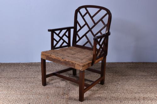 george iii cockpen armchair - CATEGORY: ANTIQUE CHAIRS - DATED 18TH CENTURY