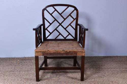 GEORGE III COCKPEN ARMCHAIR - ADDITIONAL PHOTO 1