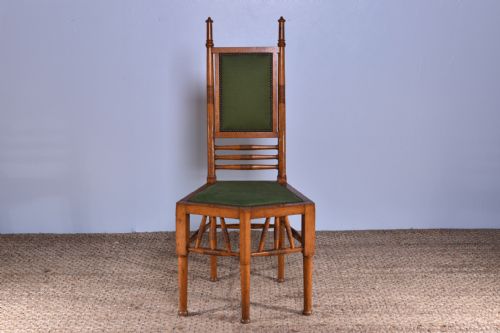 aesthetic movement highback chair - CATEGORY: ANTIQUE CHAIRS - DATED 19TH CENTURY