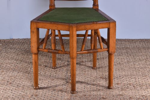 AESTHETIC MOVEMENT HIGHBACK CHAIR - ADDITIONAL PHOTO 4