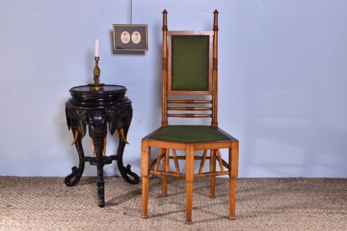 AESTHETIC MOVEMENT HIGHBACK CHAIR - ADDITIONAL PHOTO 8
