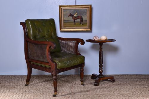 regency bergre armchair - CATEGORY: ANTIQUE CHAIRS - DATED REGENCY
