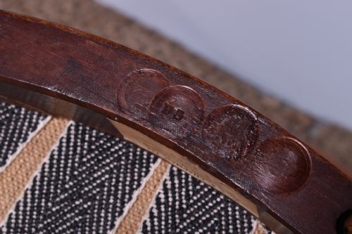 GEORGE III SATINWOOD OPEN ARMCHAIR - ADDITIONAL PHOTO 9