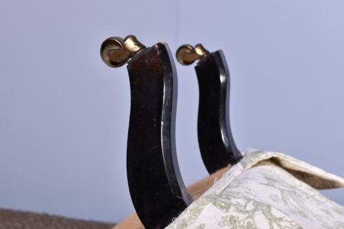 GILLOWS DEEPBUTTONED SLIPPER CHAIR - ADDITIONAL PHOTO 3
