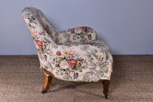 GILLOWS DEEPBUTTONED ARMCHAIR - ADDITIONAL PHOTO 8