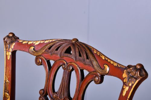 CHINESE CHIPPENDALE STYLE ARMCHAIR - ADDITIONAL PHOTO 3