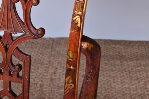 CHINESE CHIPPENDALE STYLE ARMCHAIR - ADDITIONAL PHOTO 5