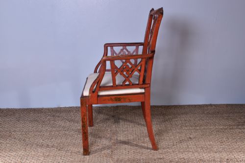 CHINESE CHIPPENDALE STYLE ARMCHAIR - ADDITIONAL PHOTO 6