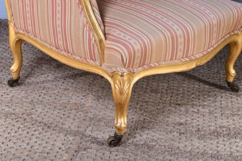 BERTRAM SON GILTWOOD EASY ARMCHAIR - ADDITIONAL PHOTO 4