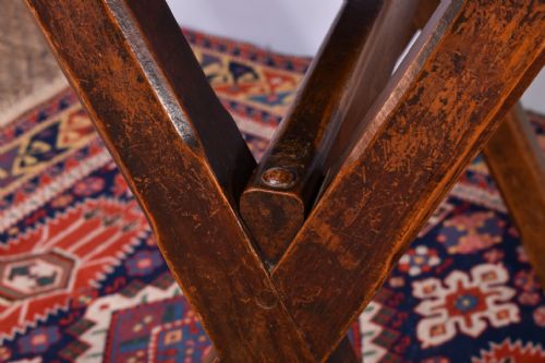 HEALS OAK X FRAME TAVERN TABLE - ADDITIONAL PHOTO 1