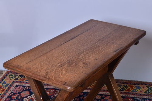 HEALS OAK X FRAME TAVERN TABLE - ADDITIONAL PHOTO 5