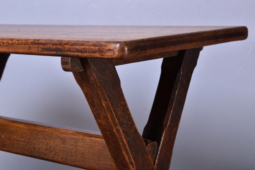 HEALS OAK X FRAME TAVERN TABLE - ADDITIONAL PHOTO 7