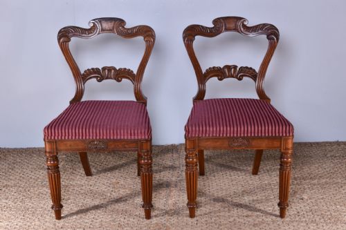 pair of regency rosewood chairs attributed to gillows - CATEGORY: ANTIQUE CHAIRS - DATED REGENCY