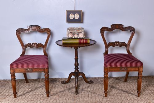 PAIR OF REGENCY ROSEWOOD CHAIRS ATTRIBUTED TO GILLOWS - ADDITIONAL PHOTO 2