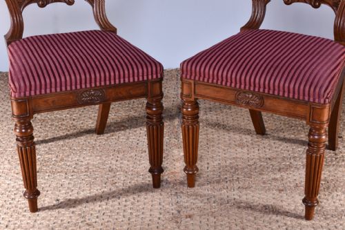 PAIR OF REGENCY ROSEWOOD CHAIRS ATTRIBUTED TO GILLOWS - ADDITIONAL PHOTO 4