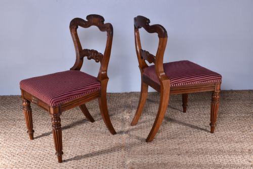 PAIR OF REGENCY ROSEWOOD CHAIRS ATTRIBUTED TO GILLOWS - ADDITIONAL PHOTO 5
