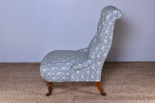 HOWARD SONS SLIPPER CHAIR - ADDITIONAL PHOTO 6