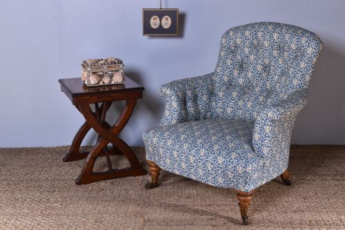 HOWARD SONS EASY ARMCHAIR - ADDITIONAL PHOTO 2