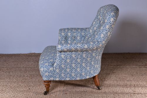 HOWARD SONS EASY ARMCHAIR - ADDITIONAL PHOTO 5