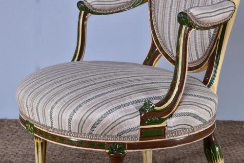 GEORGE III PAINTED ARMCHAIR - ADDITIONAL PHOTO 1