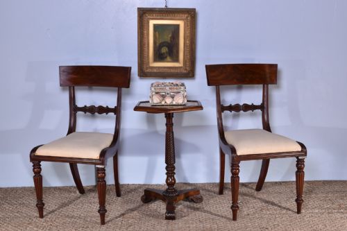 PAIR OF GILLOWS MAHOGANY CHAIRS - ADDITIONAL PHOTO 2