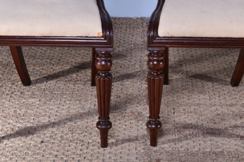 PAIR OF GILLOWS MAHOGANY CHAIRS - ADDITIONAL PHOTO 5