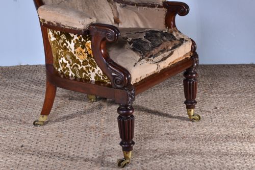 GEORGE IV BERGRE ARMCHAIR - ADDITIONAL PHOTO 1