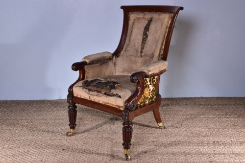 GEORGE IV BERGRE ARMCHAIR - ADDITIONAL PHOTO 2