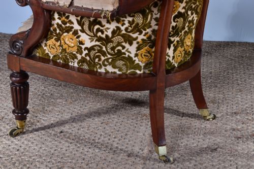 GEORGE IV BERGRE ARMCHAIR - ADDITIONAL PHOTO 3