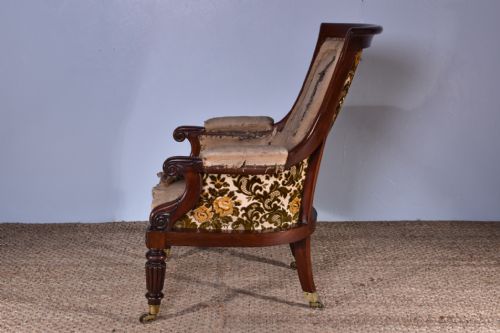 GEORGE IV BERGRE ARMCHAIR - ADDITIONAL PHOTO 7
