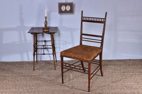 HW BATLEY AESTHETIC MOVEMENT CHAIR - ADDITIONAL PHOTO 1
