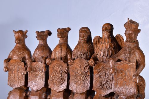 COLLECTION OF GNOMEMAN CARVED OAK FIGURES - ADDITIONAL PHOTO 1
