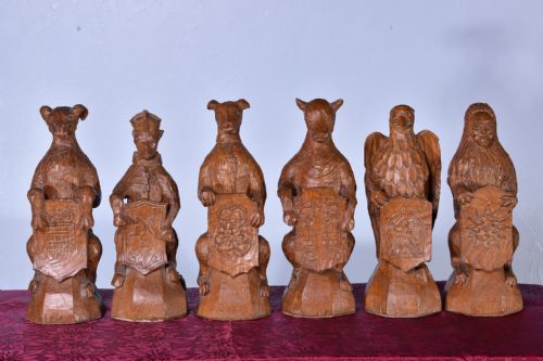 COLLECTION OF GNOMEMAN CARVED OAK FIGURES - ADDITIONAL PHOTO 2