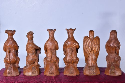 COLLECTION OF GNOMEMAN CARVED OAK FIGURES - ADDITIONAL PHOTO 3