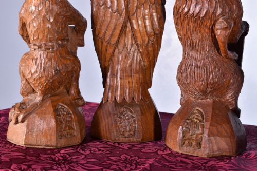 COLLECTION OF GNOMEMAN CARVED OAK FIGURES - ADDITIONAL PHOTO 9